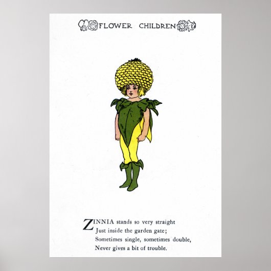 Zinnia Poster (Voorkant)