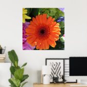 Zinnia Poster (Thuiskantoor)
