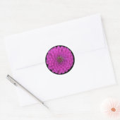 Zinnia Ronde Sticker (Envelop)