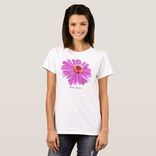 Zinnia T-shirt (Voorkant volledig)
