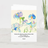 Zinnia van Rachel Kaart (Achterkant)