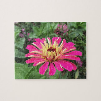 ZINNIA - Vibrant roze en crème - Legpuzzel