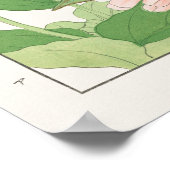 Zinnia & White Ginger Lily Flower, Tanigami Konan, Poster (Hoek)