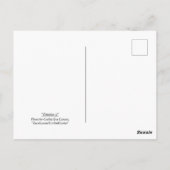 "Zinnias 3." Briefkaart (Achterkant)