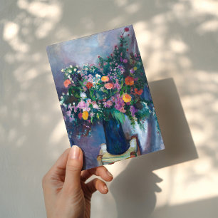 Zinnia's en Asters   Arthur Beecher Carles Kaart