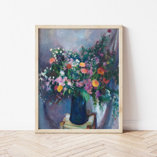 Zinnia's en Asters | Arthur Beecher Carles Poster