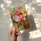 Zinnia's en Asters | Tadeusz Makowski Kaart