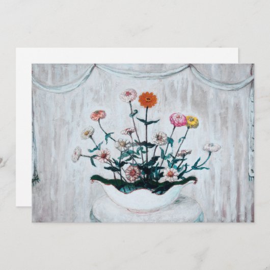 Zinnias | Florine Stettheimer (Voorkant / Achterkant)