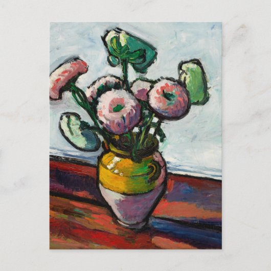 Zinnias | Henry Lyman Saen Briefkaart (Voorkant)