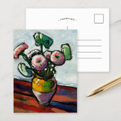 Zinnias | Henry Lyman Saen Briefkaart