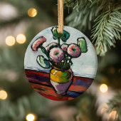 Zinnias | Henry Lyman Saen Keramisch Ornament