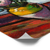 Zinnias | Henry Lyman Saen Poster (Hoek)