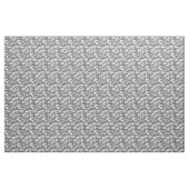 Zinnia's, monochome op wit stof (Yard (91,4 cm))