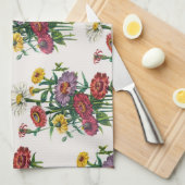 Zinnias Theedoek (Quarter Fold)