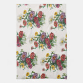 Zinnias Theedoek (Verticaal)