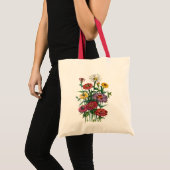 Zinnias Tote Bag (Voorkant (product))
