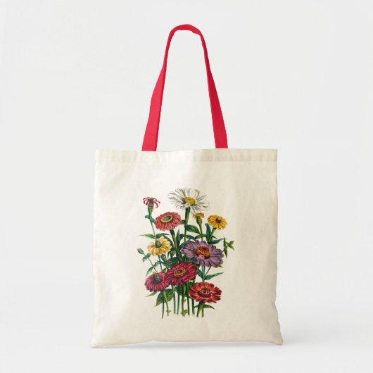 Zinnias Tote Bag (Voorkant)