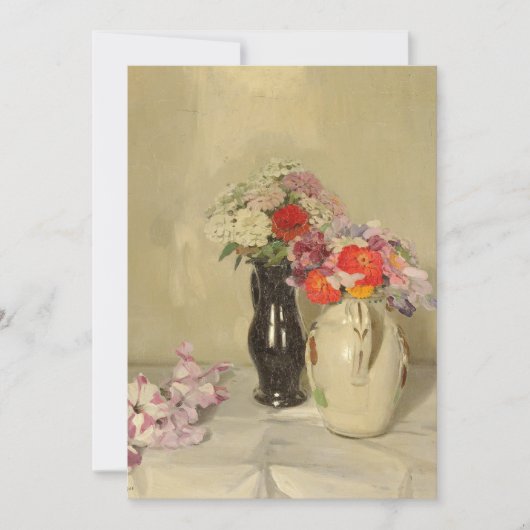 Zinnias | William Nicholson (Voorkant)