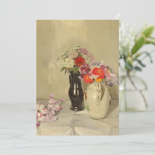 Zinnias | William Nicholson (Staand voorkant)