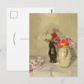 Zinnias | William Nicholson Briefkaart (Voorkant / Achterkant)