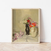 Zinnias | William Nicholson Poster