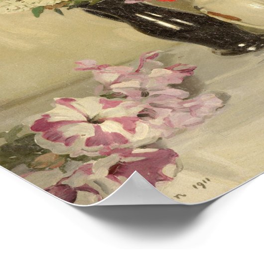 Zinnias | William Nicholson Poster (Hoek)