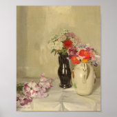 Zinnias | William Nicholson Poster (Voorkant)