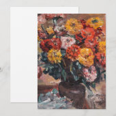 Zinnien | Lovis Corinth (Voorkant / Achterkant)