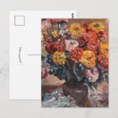 Zinnien | Lovis Corinth Briefkaart (Voorkant / Achterkant)