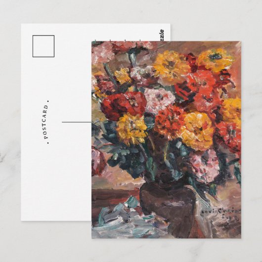 Zinnien | Lovis Corinth Briefkaart (Voorkant / Achterkant)