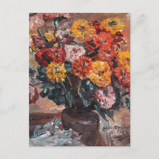 Zinnien | Lovis Corinth Briefkaart (Voorkant)