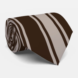 Zinnwaldite brown Color Stripe Funky Patroon Stropdas
