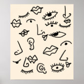 zintuigen poster (Voorkant)