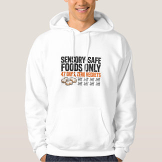 Zintuigvriendelijk eten only grappige ADHD-trui Hoodie