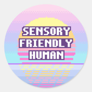 Zintuigvriendelijke Mens Neurodivergente Sticker