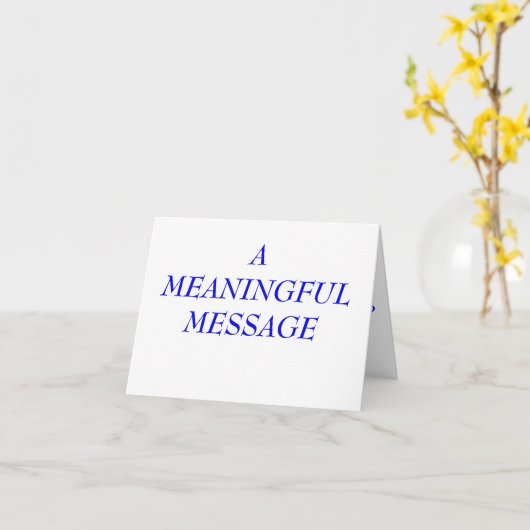 ZINVOL BERICHT: OPSLUITING 8 KAART (Gele Bloem)