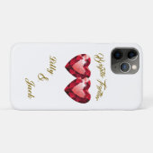 Zinvol Geschenk – Elegante Liefde Case-Mate iPhone Case (Achterkant (horizontaal))