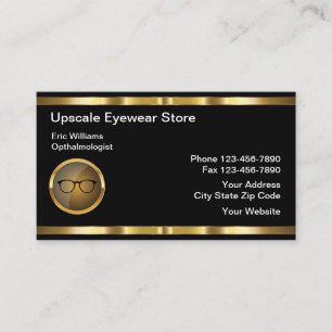 Zinvolle brillen optometrie visitekaartjes