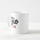 Zio Italian Flag Mug - Uncle Koffiemok (Voorkant links)