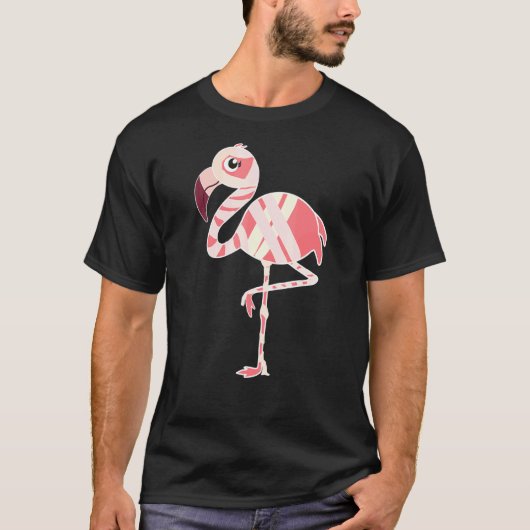 Ziombie Flamingo Bird Happy Flamingween T-shirt (Voorkant)