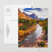Zion Autumn Splendor Briefkaart (Voorkant / Achterkant)