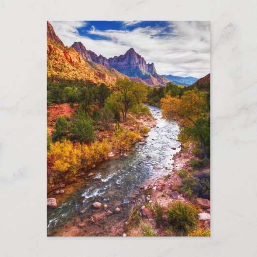 Zion Autumn Splendor Briefkaart (Voorkant)