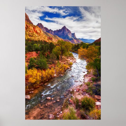 Zion Autumn Splendor Poster (Voorkant)