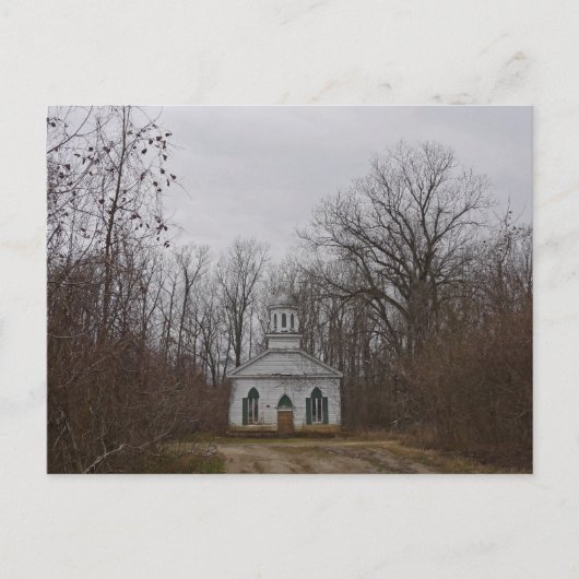 Zion Baptist Church in Rodney MS briefkaart (Voorkant)