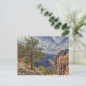 Zion Canyon Uitzicht van Angels Landing Briefkaart (Staand voorkant)