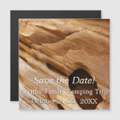 Zion Canyon Wall I Abstracte Natuur Fotografie (Voorkant / Achterkant)