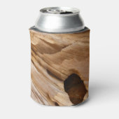 Zion Canyon Wall I Abstracte Natuur Fotografie Blikjeskoeler (Blikje Achterkant)