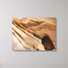 Zion Canyon Wall I Abstracte Natuur Fotografie Canvas Afdruk