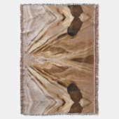 Zion Canyon Wall I Abstracte Natuur Fotografie Deken (Voorkant Verticaal)