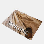 Zion Canyon Wall I Abstracte Natuur Fotografie Deurmat (Schuin)